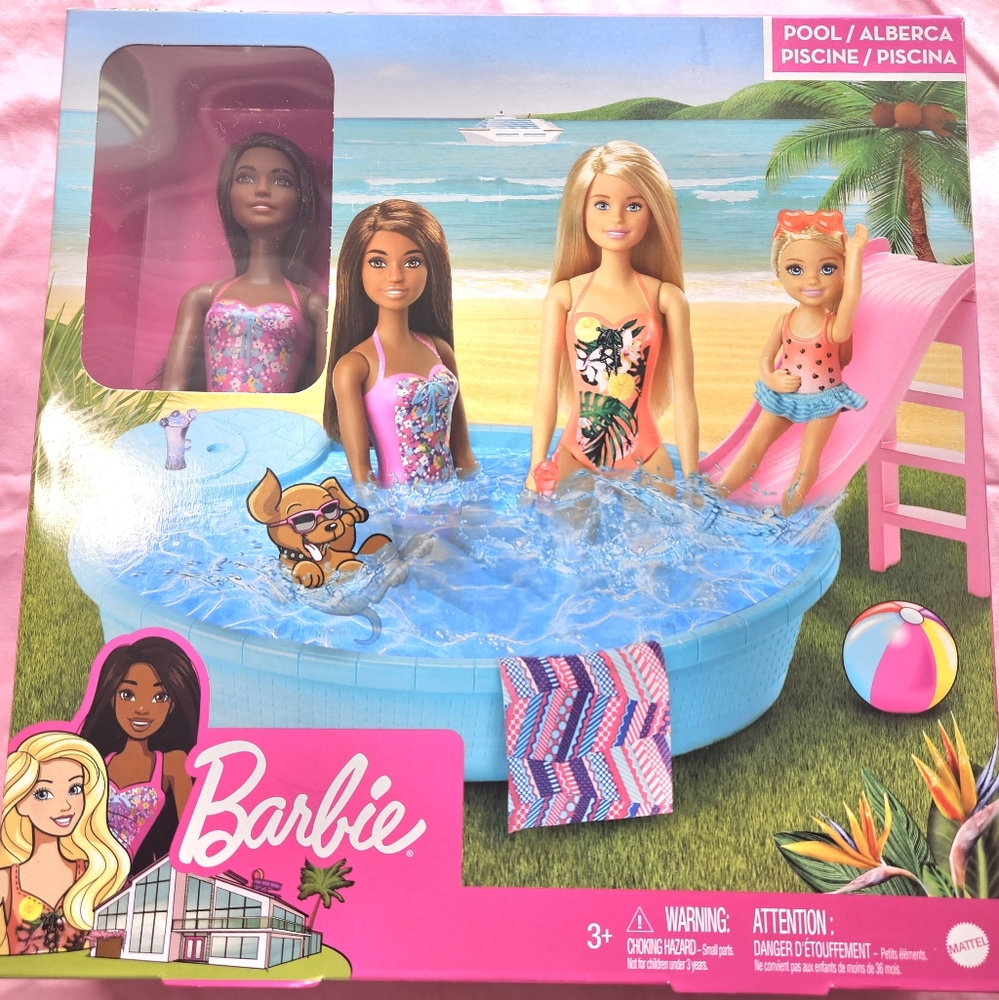 Barbie Pool and Doll Playset
